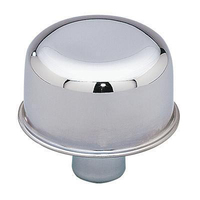 Proflow Push-In Breather Steel Chrome 2-3/4 in. Diameter with 1 inch Neck