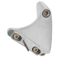 Proflow Timing Pointer, Aluminum, Polished, Adjustable, Chev, Small Block, 6 in., 7 in. Dampers, Each