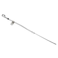 Proflow Engine Oil Dipstick with Tube, To Pan, Steel, Chrome, SBF, Windsor V8, 289, 302, Each