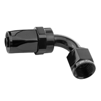 Proflow 90 Degree Hose End -20AN Hose to Female, Black