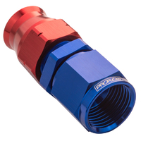 Proflow 5/16in. Tube To Female -06AN Hose End Aluminium Tube Adaptor, Blue/Red