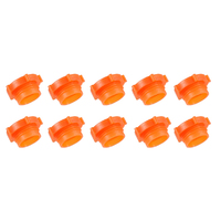 Proflow Plastic Hose Cap Male -04AN, Qty 10