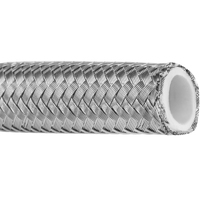 Proflow Stainless Steel Braided PTFE Hose -04AN 1 Metre Length