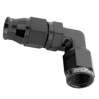 Proflow Black 90 Degree Hose End Hose End For -04AN PTFE Hose