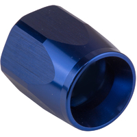 Proflow Replacement Hose End Socket Nut -06AN, Aluminium, Blue