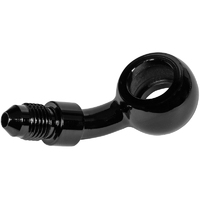 Proflow Black 45 Degree Banjo Brake Hose End 11.2mm To -03AN Male