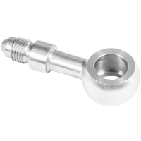 Proflow Chrome -03AN Straight Male Banjo Brake Hose End 12mm