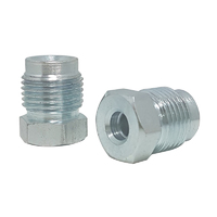 Proflow Brake Hard Line Tube Nut 9/16 x 20 Qty 2 for 3/16 Pipe