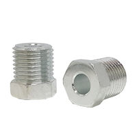 Proflow Brake Hard Line Tube Nut 1/2in. x 20 Qty 2 for 3/16 pipe