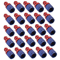Proflow Bulk Straight Push Lock Hose End Barb 5/16'' To Female -06AN, 25pc