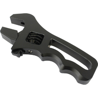 Proflow Billet Compact Adjustable AN Grip Wrench Spanner, Black