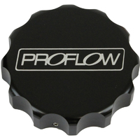 Proflow Billet Radiator Cap Cover Large, Black