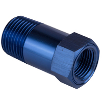 Proflow Fitting, Aluminium Temperature Adaptor 1/2in. NPT To 5/8in. - 18 Female