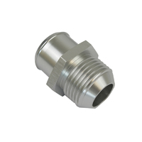 Proflow Valve Cover Breather Adaptor Universal Push In Hose End To -12AN, Silver