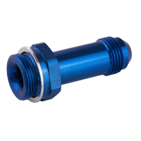Proflow Fitting Inlet Fuel Adaptor Male Holley Fuel Bowl 7/8 x 20 -08AN 2in., Blue
