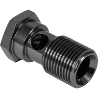 Proflow Fitting Banjo Bolt 1/4in. Bspp Thread, Black