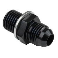Proflow Fitting Adaptor Male 14mm x 1.50mm To Fitting Adaptor Male -08AN, Black
