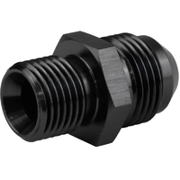 Proflow Fitting Adaptor Male 16mm x 1.50mm To Fitting Adaptor Male -08AN, Black