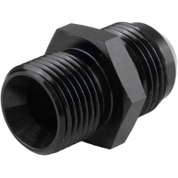 Proflow Fitting Adaptor Male 18mm x 1.50mm To Fitting Adaptor Male -06AN, Black