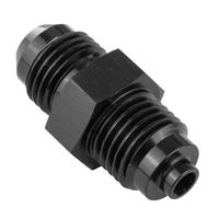 Proflow Fitting Power Steer Adaptor M14 x 1.50 To -06AN, Black