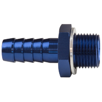 Proflow Fitting Adaptor Male 10mm x 1.00mm To 3/8in. Barb, Blue
