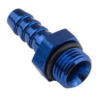 Proflow Fitting adaptor AN 8 Male Hose End To 5/16in. Barb, Blue