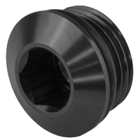 Proflow AN Port Plug, Low Profile Allen Key M14 x 1.50, Black