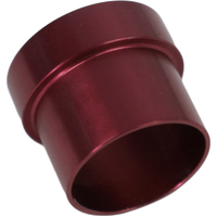 Proflow AN Aluminium Tube Sleeve set of 5, 1/4in. Tube, Red