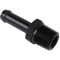 Proflow 1/2in. Barb Male Fitting To 3/8in. NPT, Black