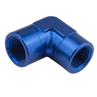 Proflow 90 Degree Coupler Female - Female Elbow 1/2in. NPT, Blue