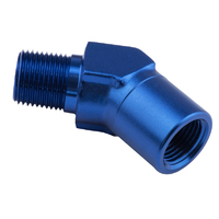 Proflow 45 Degree Coupler Female - Male Elbow 1/8in. NPT, Blue