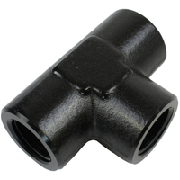Proflow Female Adaptor Pipe Tee 1/8in. NPT, Black