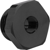 Proflow Fitting Straight Adaptor -10AN O-Ring Port To 1/8in. NPT Female, Black