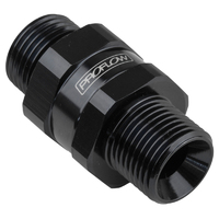 Proflow Fitting Male Swivel adaptor 18mm x 1.50 To Male -08AN, Black
