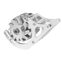 Proflow Alternator Bracket Kit, Aluminium For Holden V8 Drivers Side Mid Mount V8, Silver