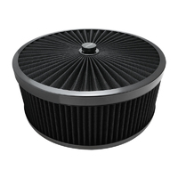 Proflow Air Filter Assembly Flow Top Round Black 14in. x 4in. Suit 5-1/8in. Neck Recessed Base