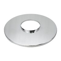 Proflow Air Filter Base 14in. Suit 5-1/8in. Neck Flat Base, Chrome