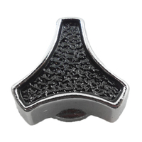 Proflow Air Cleaner Nut Black-Chrome Tri Bar Small 1/4-20 Thread