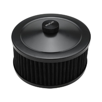 Proflow Air Filter Assembly Round 6in. x 2in., Black