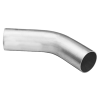Proflow Aluminium Tubing Air Intake, Intercooler 1.00in. 45 Degree Elbow