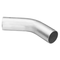 Proflow Aluminium Tubing Air Intake, Intercooler 3.50in. 45 Degree Elbow