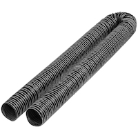 Silicone Brake Duct Hose Black Flexible 76mm (3in. ) x 2 Mtrs