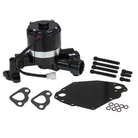 Proflow Water Pump, Electric, Aluminium, Black, 132 LPM/35 GPM at 12 Volts, SB For Ford 302-351C, Each