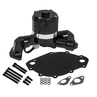 Proflow Water Pump, Electric, Aluminium, Black, 132 LPM/35 GPM at 12 Volts, BB For Ford 429-460, Each
