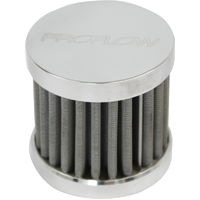 Proflow Oil Breather Filter Billet -06AN Female thread, Polished
