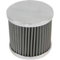 Proflow Oil Breather Filter Billet -08AN Female thread, Polished