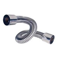 Proflow Radiator Hose Flexible, Stainless Steel Chrome Kit, .12in. Length