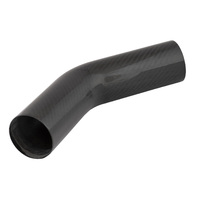 Proflow Carbon Fibre Air Intake Tube 2.50in. 45 Degree Elbow