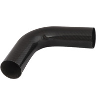 Proflow Carbon Fibre Air Intake Tube 4.00in. 90 Degree Elbow