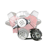 Proflow Front Drive Kit, Gilmer Belt Kit, SB Chev Long Style Water Pump